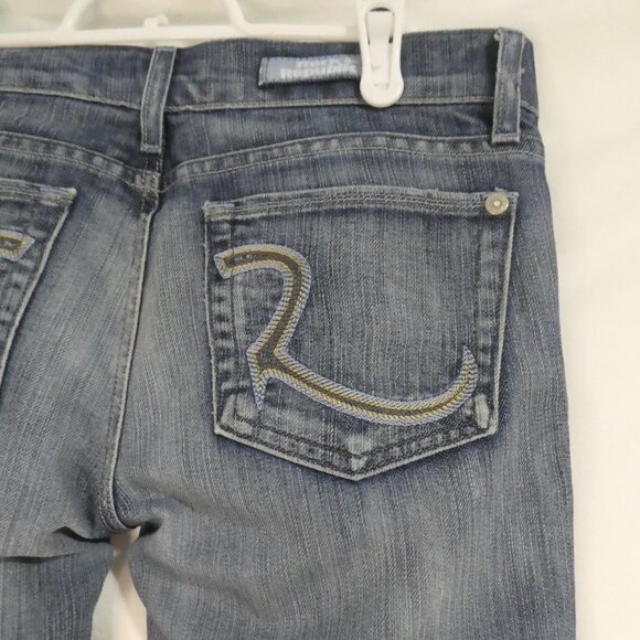 ROCK & REPUBLIC | size 28 | Faded Blue Denim / Jeans | Made In the USA | NWOT - Picture 12 of 16